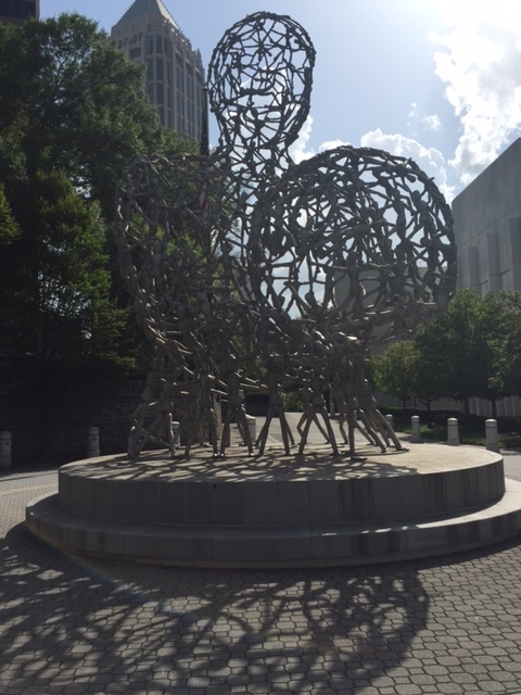 sculpture outside the high 